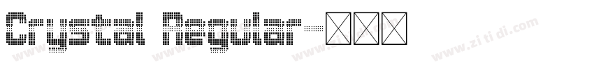 Crystal Regular字体转换